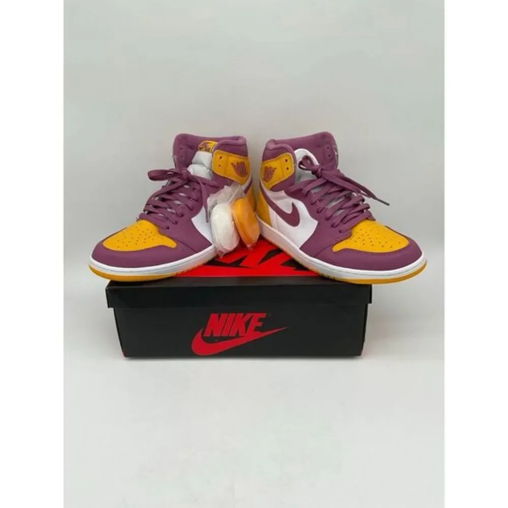Nike Air‎ Jordan 1 Retro High OG Brotherhood-w/extra laces-Size 10.5-New in Box